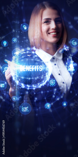 Employee benefits help to get the best human resources. Business concept.
