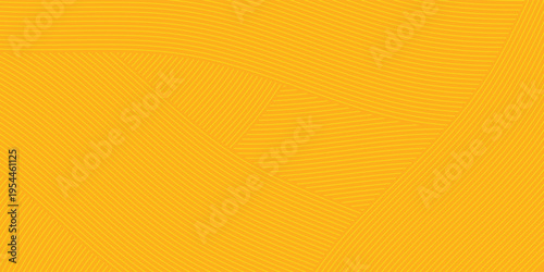 Pasta background yellow and orange line, spaghetti abstract geometric pattern. Macaroni yellow poster. Wavy abstract pattern. vector