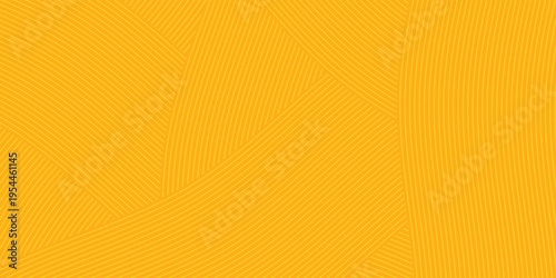 Pasta background yellow and orange line, spaghetti abstract geometric pattern. Macaroni yellow poster. Wavy abstract pattern. vector