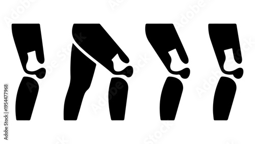 A black and white illustration depicting four hands in various gesture poses