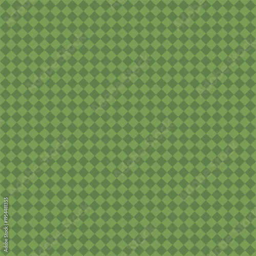 Seamless olive green and light olive green geometric diamond grid pattern. Modern tiling background for wallpaper, packaging, textile, branding, and web design.