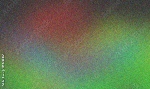 Abstract Colorful Digital Noise Texture With Green Red Gradient, Grainy Glitch Effect Background Pattern