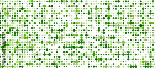 pattern with green dots