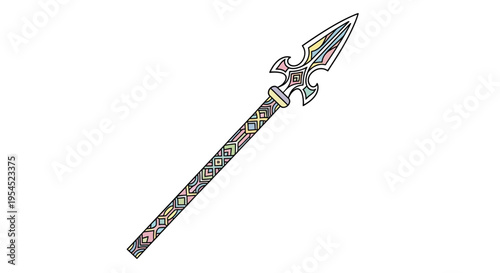 Ancient Metallic Decorative Sword Weapon.