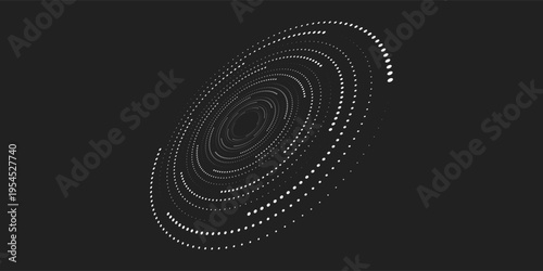 Spiral sound wave rhythm line dynamic abstract vector background. EPS 10