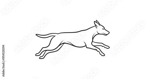 Horse and goat vector illustration on white background with animal silhouettes and nature elements