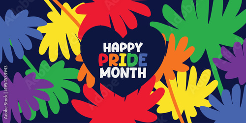 LGBT pride cards, poster, banner, set background. pride month cover with love bear and rainbow colors. Rainbow colored wavy abstract lines. modern Template for Pride Month, ads promo, post, web,