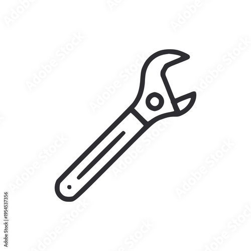 Adjustable Wrench Tool for Mechanical Repairs and Fixes.
