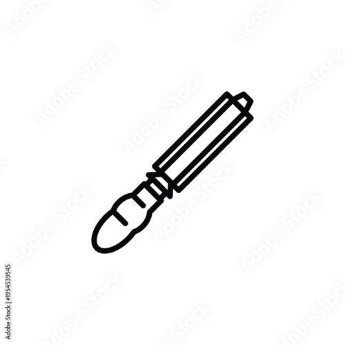 Iconic Handheld Sonic Screwdriver Device Illustration.