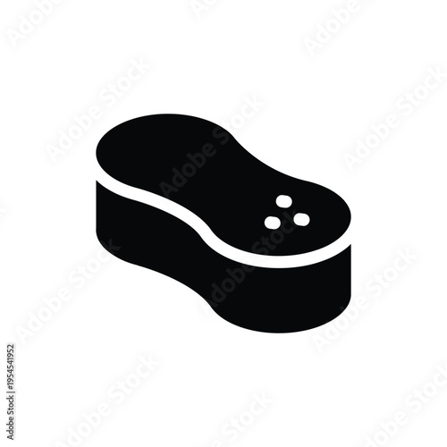 sponge solid icon vector design good for web or mobile app