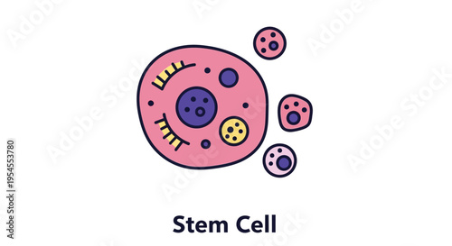 Microscopic bacteria virus cell biology science research and microbiology concept detailed vector illustration