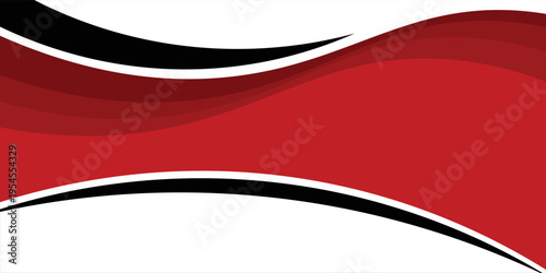 Vector red line background curve element with white space for text and message design, overlapping layers, vector,eps.10