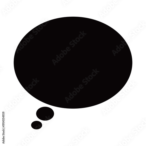 思考・想像を表す丸い吹き出し