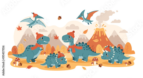 Comprehensive autumn collection including pumpkins, corn on the cob, a red apple, acorns, and various colorful fall leaves.