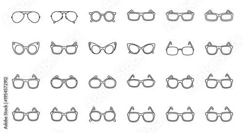Eyewear Collection: Diverse Styles of Glasses and Spectacles