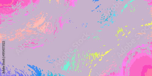 Vibrant abstract background with colorful brushstroke textures and pastel tones