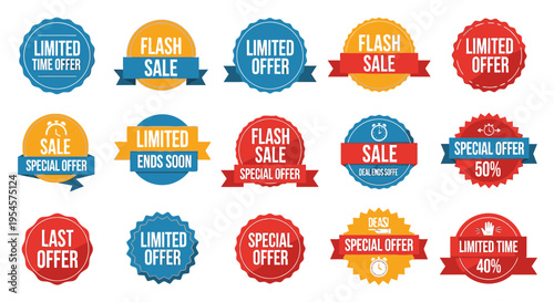 Collection of sale and discount labels 2.