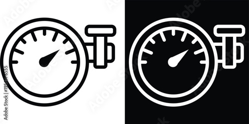 regulate Two-tone version in black and white background