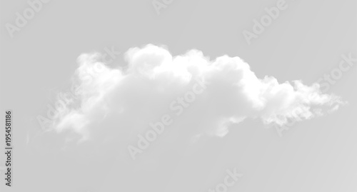 Foto Cloud on transparent background for sky design and atmosphere png