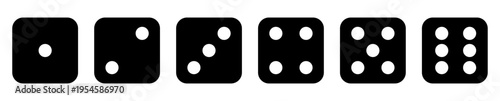 Set of game dice