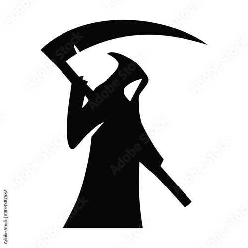 Grim Reaper Death Character Halloween Illustration