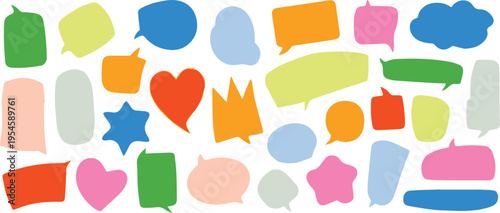 Thought and idea bubbles for brainstorming