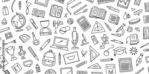 Graduation and academia icons with caps diplomas and medals