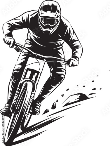 Mountain bike trail map with elevation profile