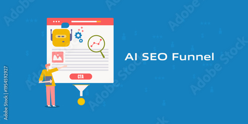 Build website content framework through AI chatbot, optimize conversion funnel, amplify search visibility and ranking signals AI SEO.