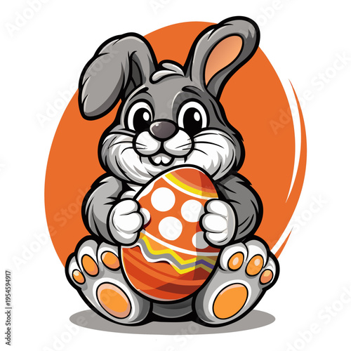 coniglio con uovo di Pasqua 06