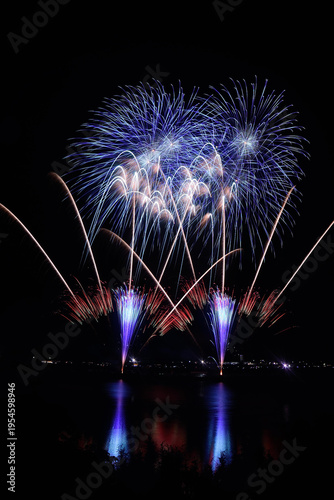 やつしろ全国花火競技大会「六葉煙火」