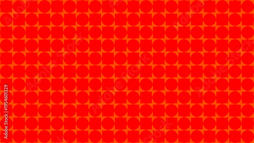 Geometric Red and Orange Repeating Pattern Background vector background