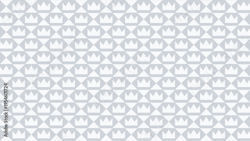 Seamless Crown Pattern Background in Soft Gray vector background