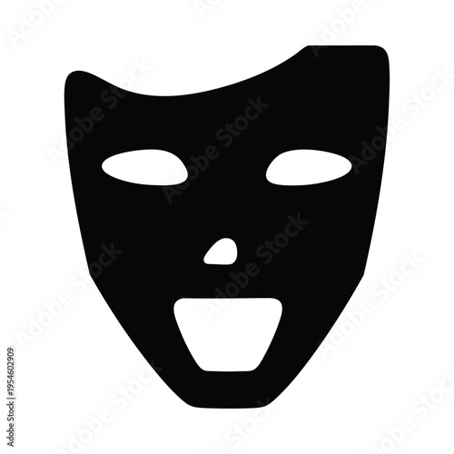 Wooden Mask Traditional Face