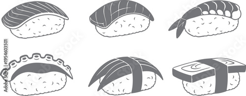 Black and white of seashells and coral with blue ocean background marine life d