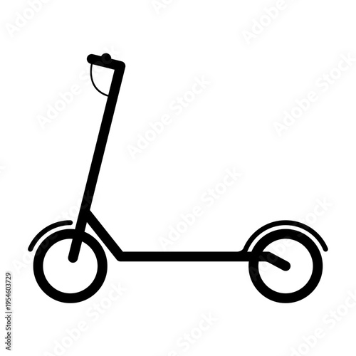 Electric scooter icon