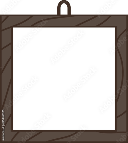 나무 액자 선반 가구