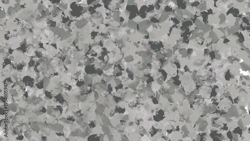 Tableau sur toile グレーのまだらテクスチャ背景 モノクロのペイントタッチ抽象デザイン素材 / Gray mottled texture background monochrome