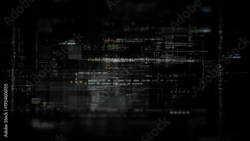 Futuristic digital data network with glowing cyber interface grids and dynamic light streams representing artificial intelligence, cybersecurity, fintech systems, blockchain infrastructure, and cloud 