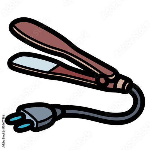 straightener illustration