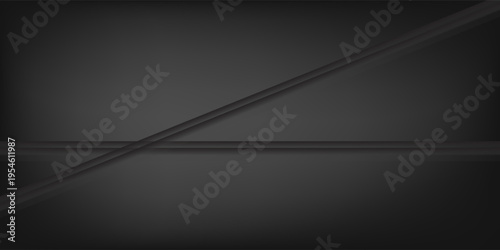 Dark deep black dynamic abstract vector background with wavy lines. Modern creative halftone premium gradient. 3d cover of business presentation banner for sale event night party. Soft shadow dots