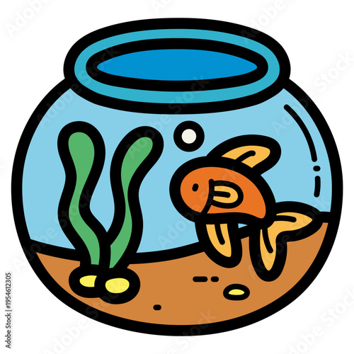 fishbowl illustration