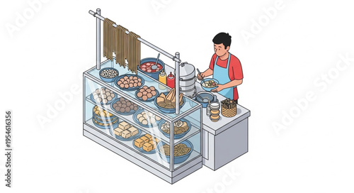 Man grilling food on a commercial grill in a restaurant kitchen for 4k video ultra hd original content for commercial use