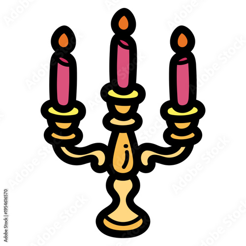 candelabra illustration