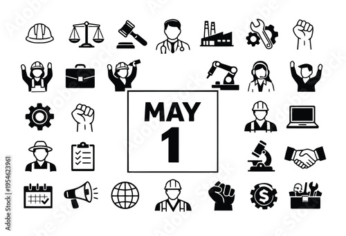 Labor Day Illustration for Worker Appreciation and Holiday Celebration Design