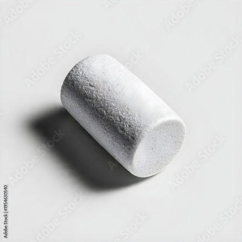 Realistic Stone and Granite Sphere Isolated on Minimal Background, Natural Texture 3D Render