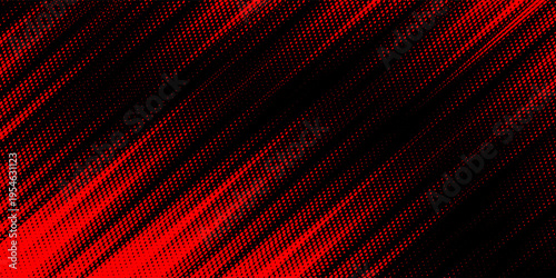 Abstract painting background with a grunge texture featuring red and black