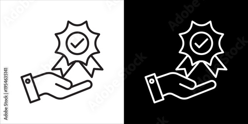 Benefit  Icon Sheet Black And White