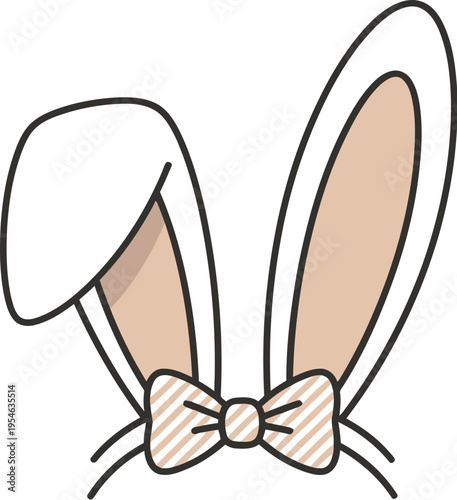 Elegant Coquette Bunny Tee Bow Ears Pastel Spring Sweatshirt Design