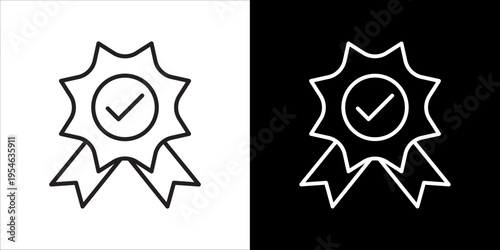 Quality Control Icon Sheet Black And White